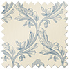 Trellis Prints, Vine and Bloom Romsey Raffs Blue - Roller Blind